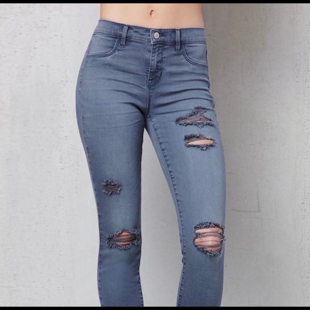 Pacsun Grey Skinny Jeans